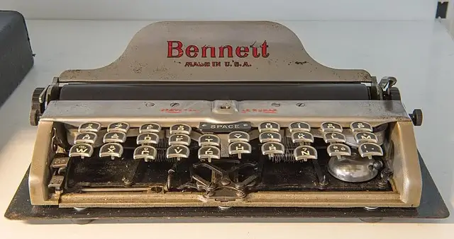 Bennett Typewriter Outdated Technology That People Are Still Secretly Nostalgic For